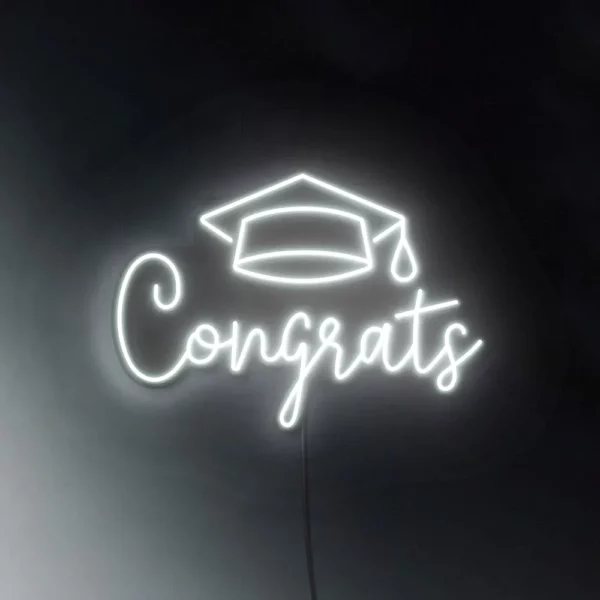 Cartel Neón Led Congrats