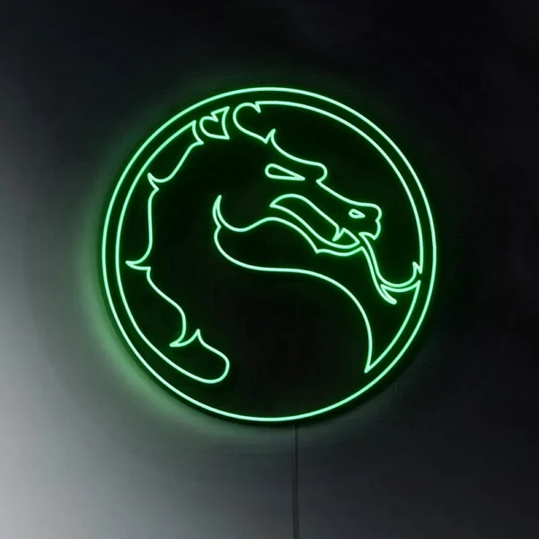 Cartel de Neón Led - Mortal Kombat