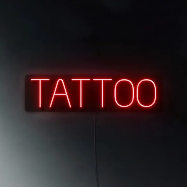 Cartel Neón Led Tattoo