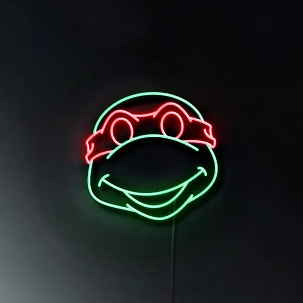 Cartel de Neón Led - Rafael tortuga ninja